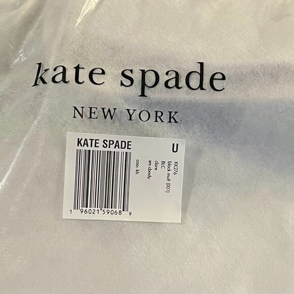 Kate Spade Clare Clear Small Crossbody, Black Multicolored - Picture 6 of 7